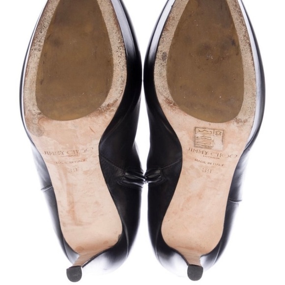 Jimmy Choo leather booties 9 - Picture 4 of 4